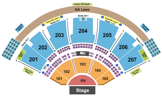Ruoff Music Center Riley Green Seating Chart